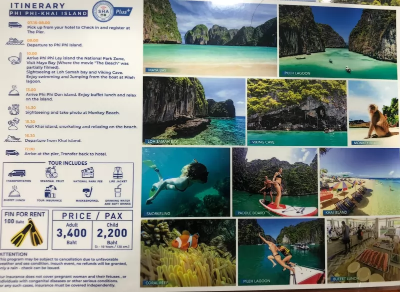 Phi Phi + Maya Bay + Khai Islands Standard Tour by Speed Boat