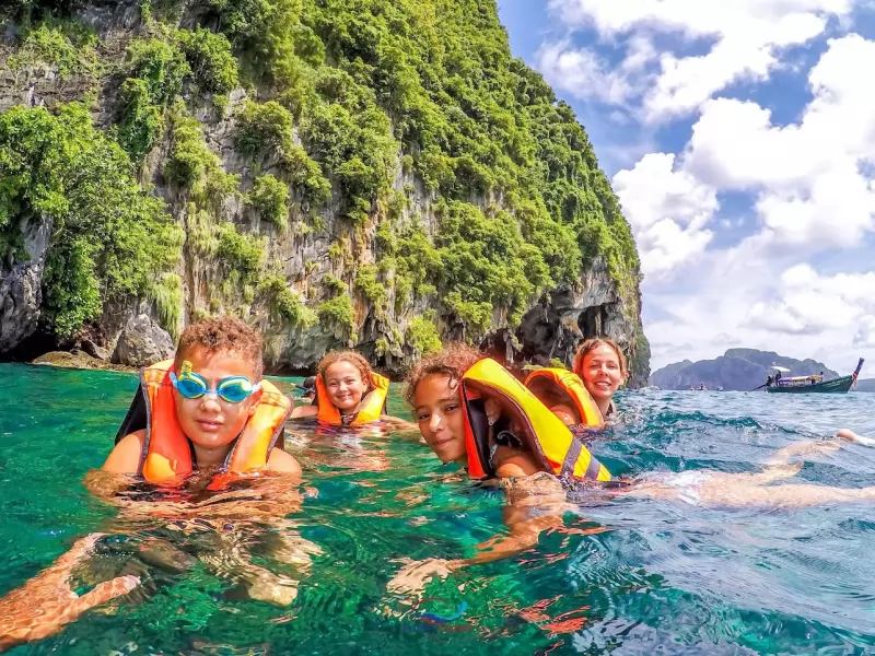 Phi Phi + Maya Bay + Khai Islands Cheap Tour by Normal Speed Boat