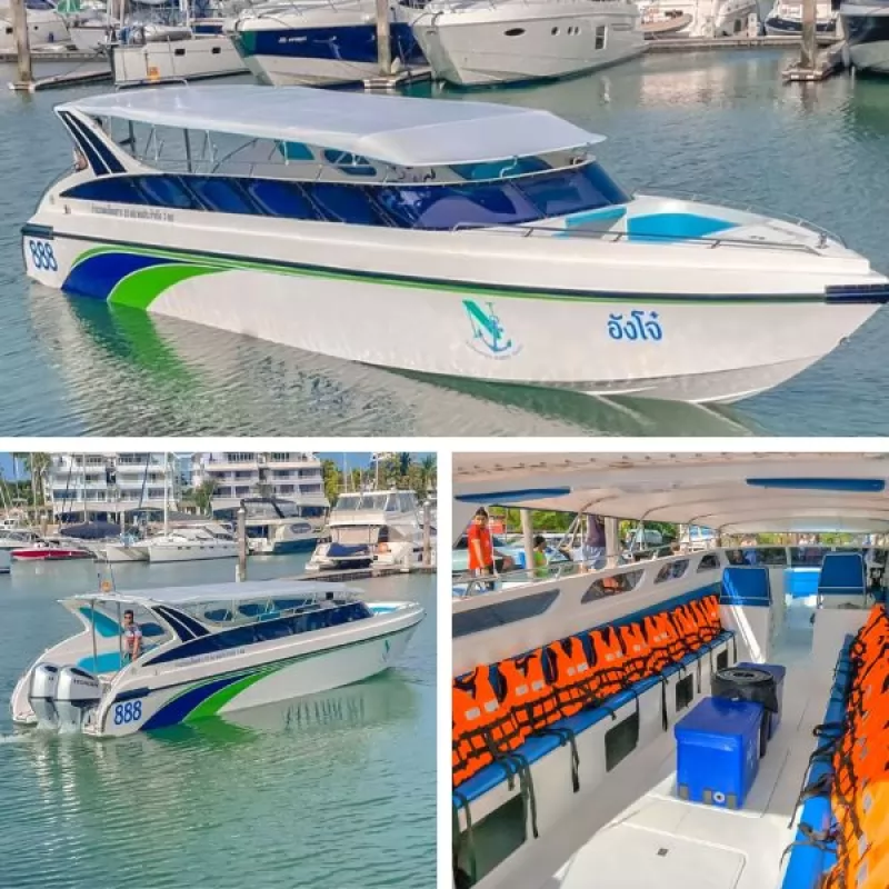 Phi Phi + Maya Bay + Khai Islands Cheap Tour by Normal Speed Boat