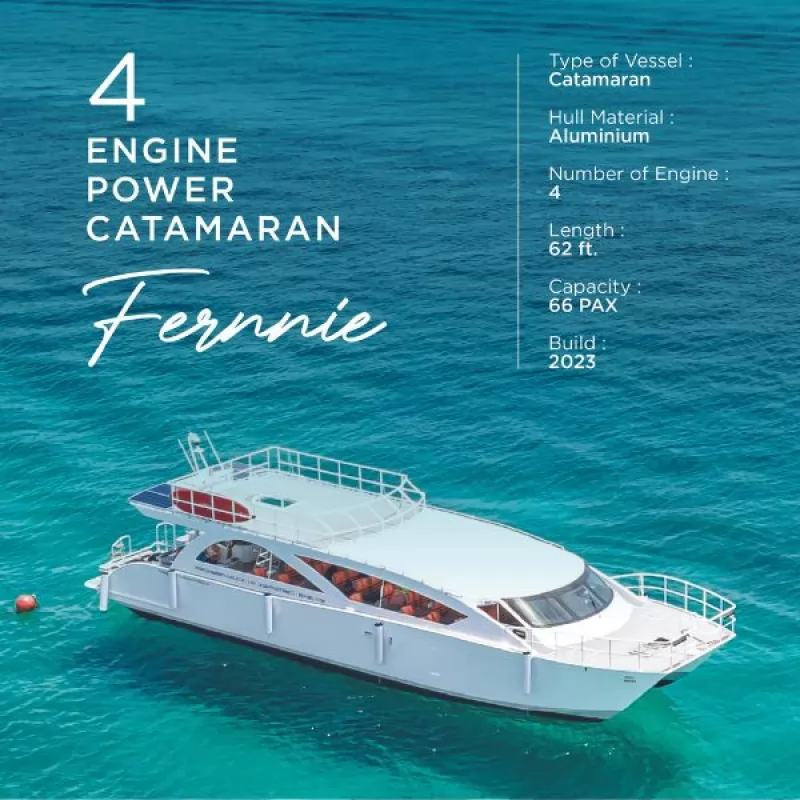 Phi Phi + Maya Bay + Khai Islands Tour by SAWANU Speed Catamaran with Slider