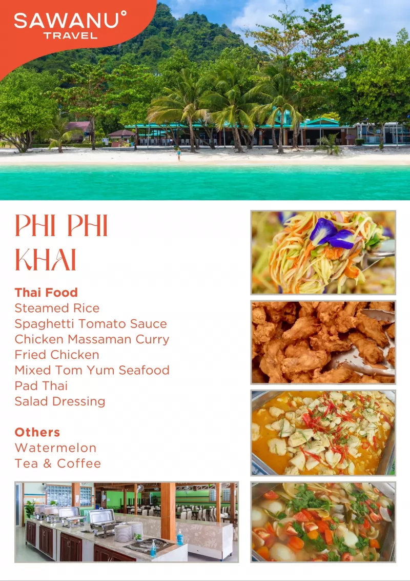 Phi Phi + Maya Bay + Khai Islands Tour by SAWANU Speed Catamaran with Slider