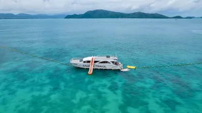 Phi Phi + Maya Bay + Khai Islands Tour by SAWANU Speed Catamaran with Slider